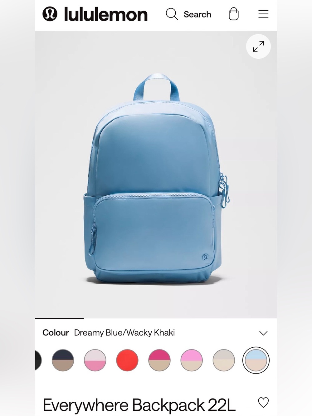 Lululemon Everywhere Backpack - Dreamy Blue